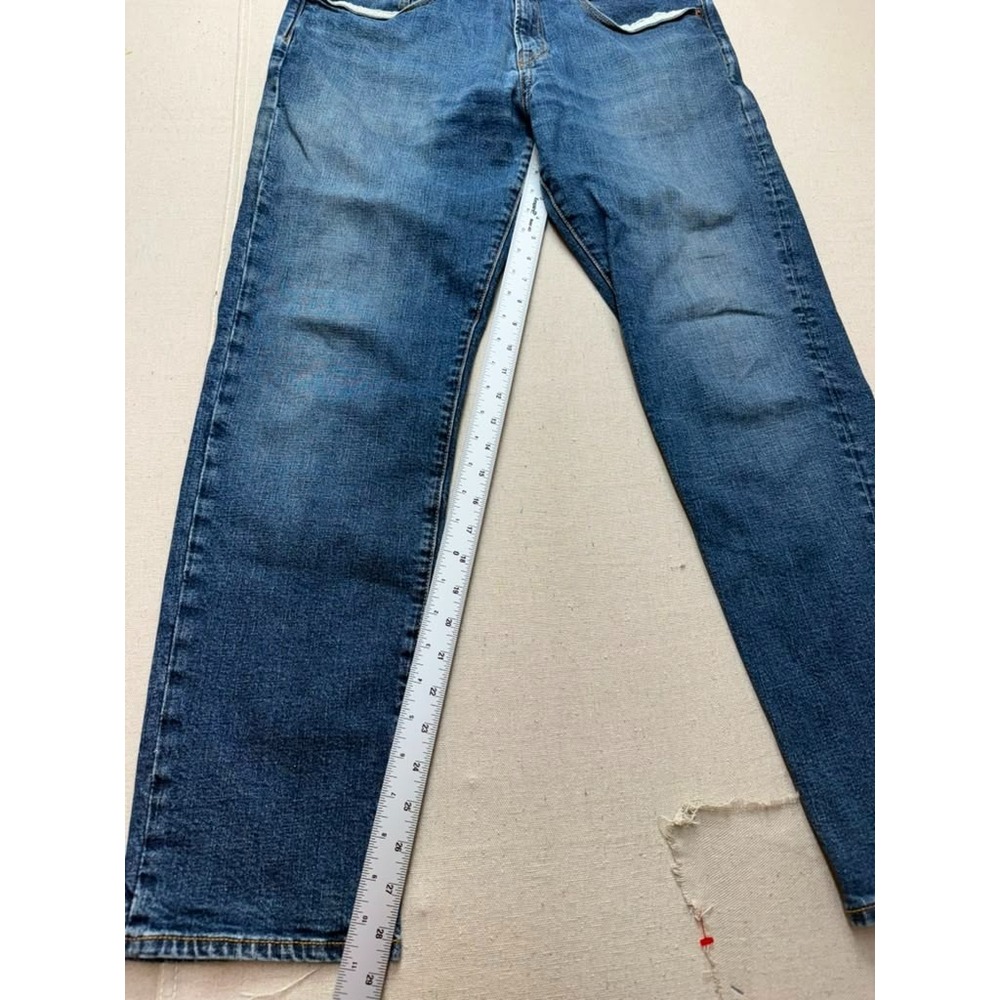 GAP Men's Slim Fit Jeans 36x32 Medium Wash Blue Denim Straight Leg [A171] - Picture 4 of 6